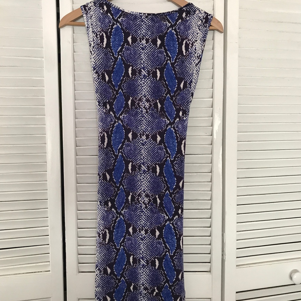 Diane Von Furstenberg Della Python Print Dress - image 3